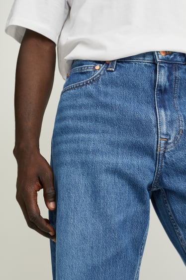 Pánské - Relaxed jeans - džíny - tmavomodré