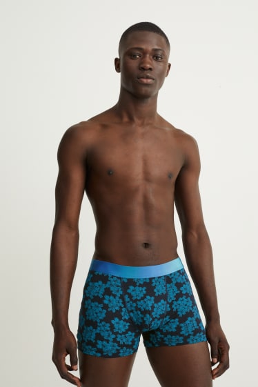 Hommes - Lot de 3 - boxers - turquoise foncé