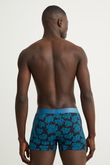 Hommes - Lot de 3 - boxers - turquoise foncé