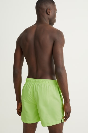 Hommes - Short de bain - vert fluo