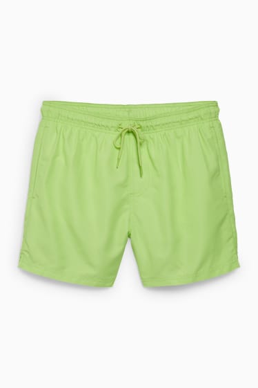Hommes - Short de bain - vert fluo