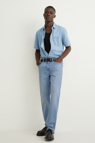 Mężczyźni - Straight jeans - LYCRA® - dżins-jasnoniebieski
