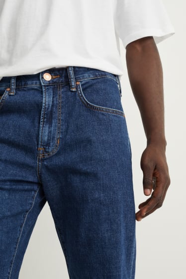 Hommes - Jean coupe droite - jean bleu