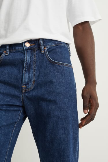 Heren - Straight jeans - jeansblauw