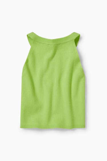 Enfants filles - Top en maille - vert clair