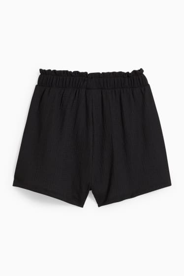 Kinder Mädchen - Shorts - schwarz