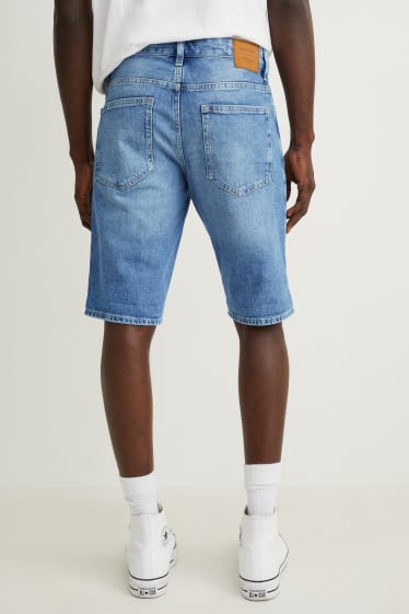 Home - Pantalons curts texans - LYCRA® - texà blau clar