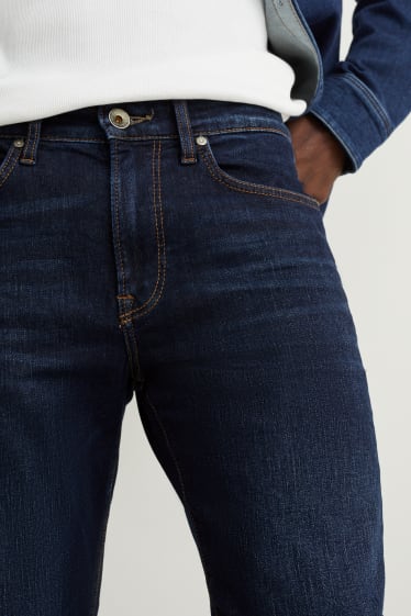 Pánské - Skinny jeans - LYCRA® - džíny - tmavomodré