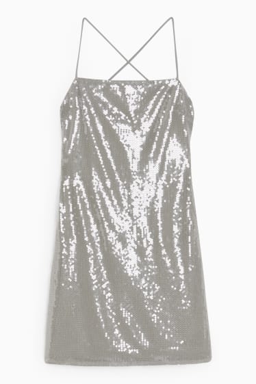 Teens & young adults - CLOCKHOUSE - bodycon dress - shiny - green