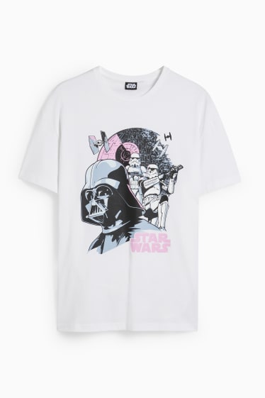 Uomo - T-shirt - Guerre Stellari - bianco