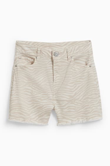 Kinderen: meisjes - Short - licht beige