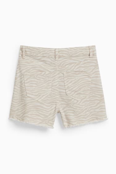 Kinderen: meisjes - Short - licht beige