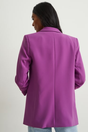 Femmes - Blazer - relaxed fit - violet