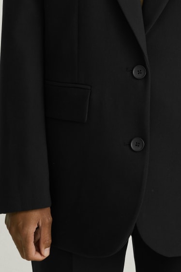 Damen - Oversized-Blazer - schwarz