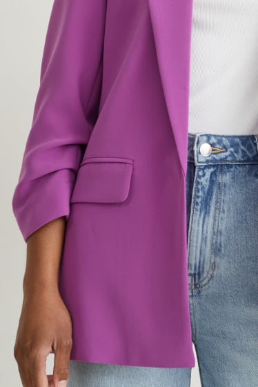 Femmes - Blazer - relaxed fit - violet