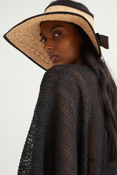 Dona - Visera solar de palla - beix