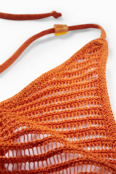 Femmes - Robe de plage - orange foncé