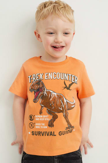Copii - Jurassic World - tricou cu mânecă scurtă - portocaliu