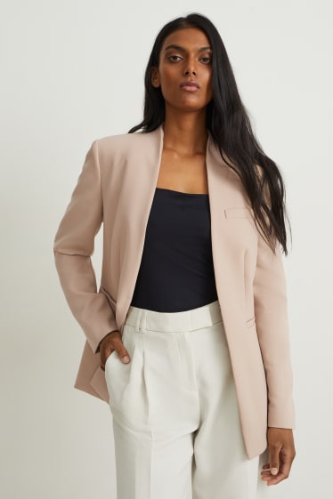 Femmes - Blazer de bureau - cintrée - beige