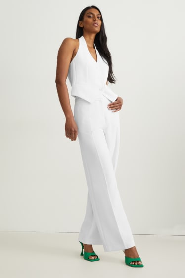 Femmes - Gilet de bureau sans manches - blanc