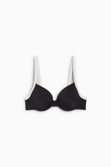 Damen - Bikini-Top mit Bügel - wattiert - LYCRA® XTRA LIFE™ - schwarz