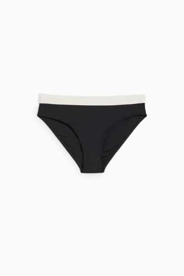 Donna - Slip bikini - vita media - LYCRA® XTRA LIFE™ - nero