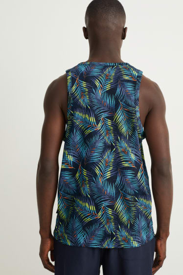 Heren - Tanktop - donkerblauw