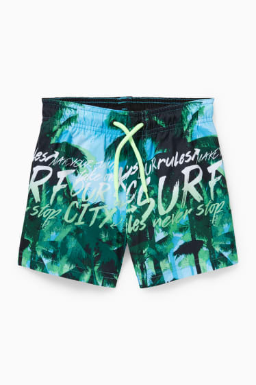 Bambini - Shorts da mare - verde