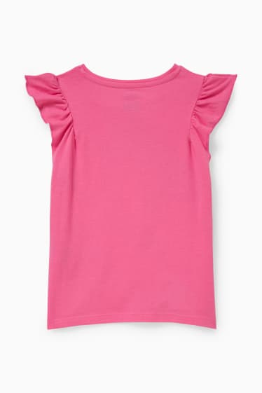 Children Girls - Minnie Mouse - short sleeve T-shirt - pink