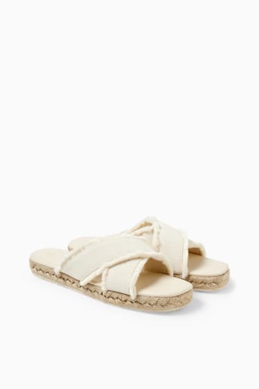 Femmes - Sandales - beige clair