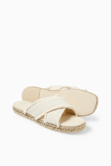 Femmes - Sandales - beige clair