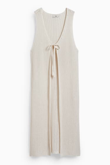 Women - Beach dress - light beige