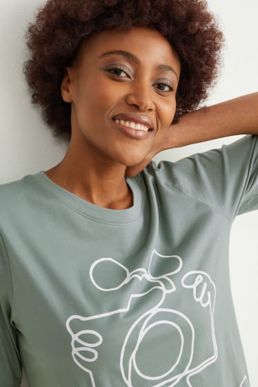 Women - Short pyjamas - Mickey Mouse - green