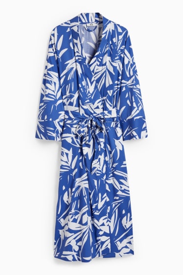 Dona - Bata d'estar per casa - blau/blanc