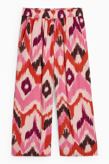 Femmes - Bas de pyjama - à motif - rose
