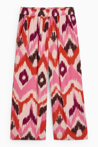 Femei - Pantaloni de pijama - cu model - roz