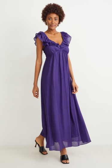 Femmes - Robe empire - violet