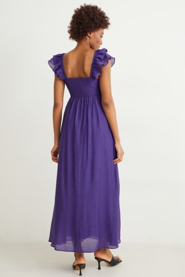 Damen - Empirekleid  - lila