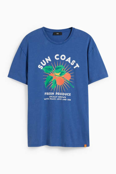 Men - T-shirt - blue