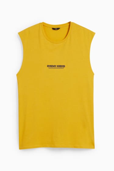 Herren - Tank Top - gelb