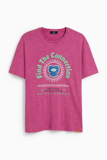 Hommes - T-shirt - violet