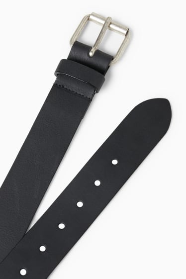 Hommes - Ceinture en cuir - noir