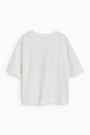 Damen - T-Shirt - cremeweiß