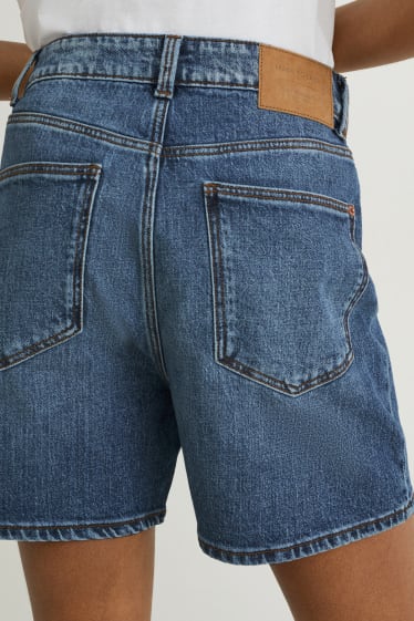 Donna - Shorts di jeans - vita alta - LYCRA® - jeans blu