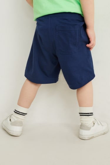 Niños - Pack de 2 - Minecraft - shorts - azul oscuro