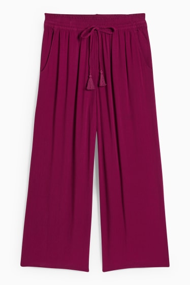 Kobiety - Spodnie od piżamy - purpurowy