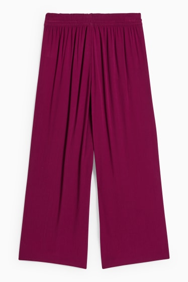 Damen - Pyjamahose - lila