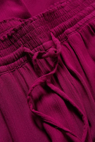 Kobiety - Spodnie od piżamy - purpurowy