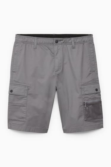Herren - Cargoshorts - grau
