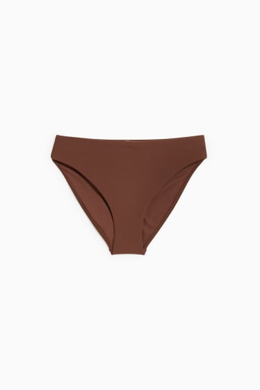Dona - Calces de biquini - mid waist - LYCRA® XTRA LIFE™ - marró fosc